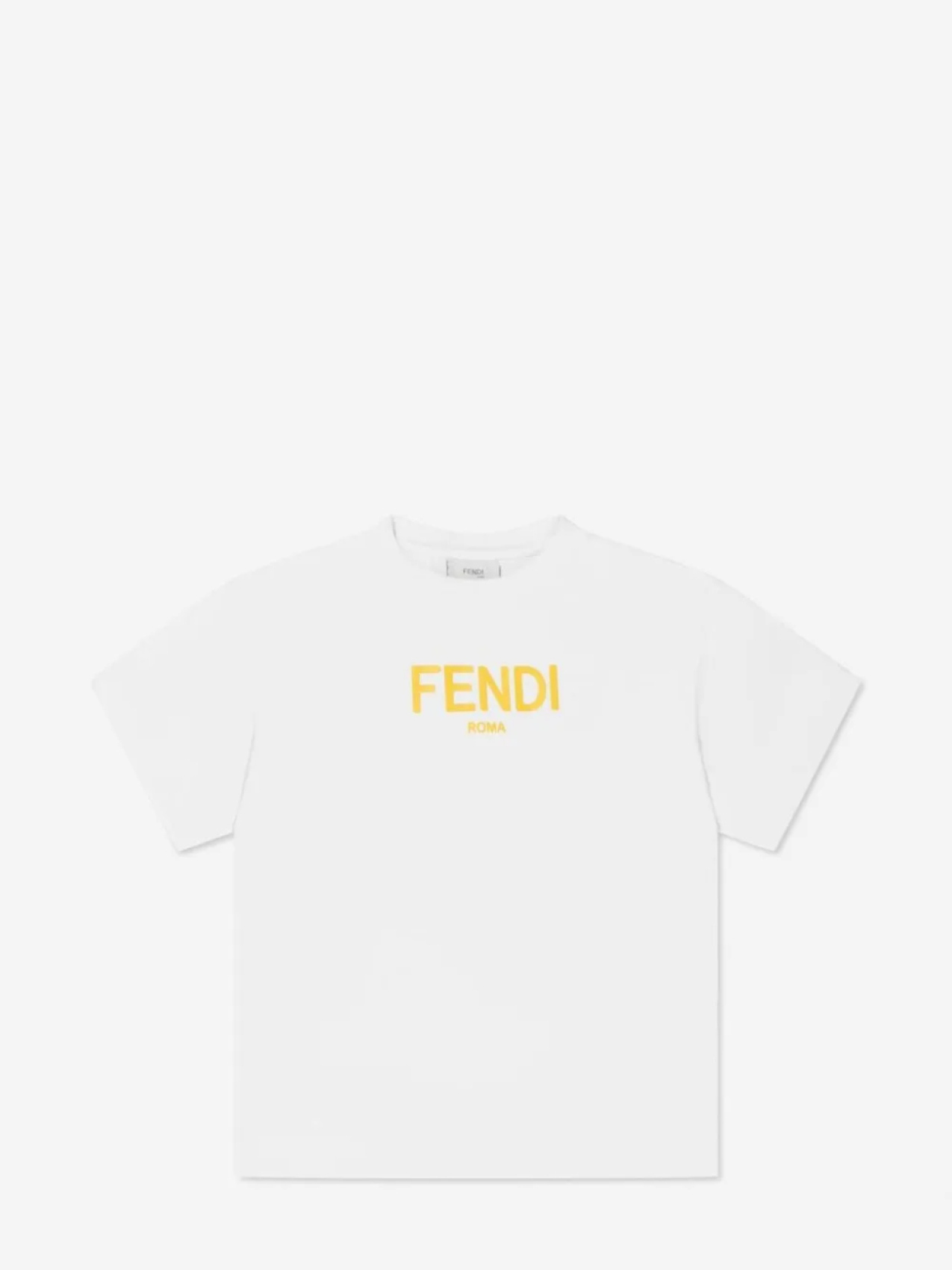 

Детская футболка с логотипом Fendi Kids, белый
