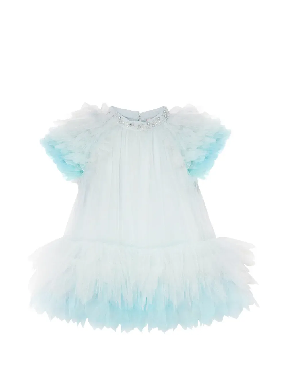 Платье Bebe Abu Dhabi с вышивкой и оборками Tutu Du Monde, синий