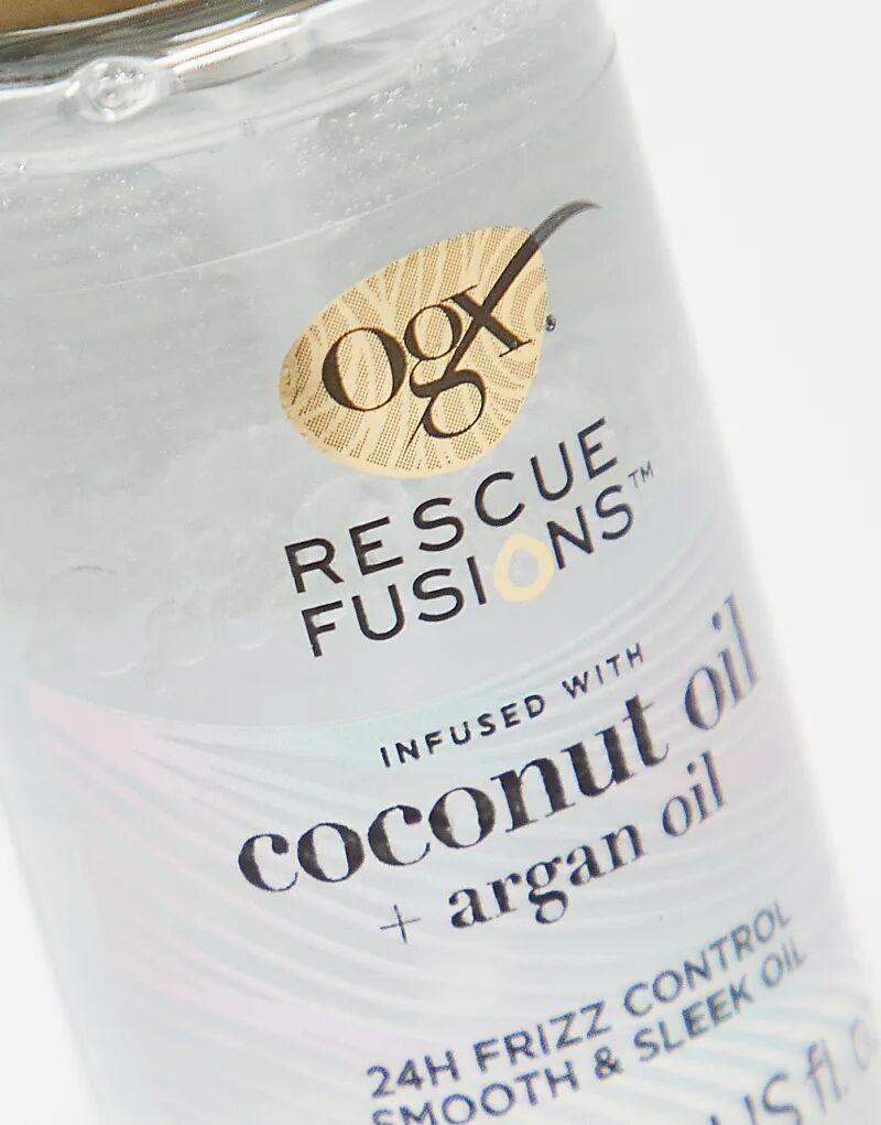 Масло OGX Rescue Fusions 24H Frizz Control для разглаживания и укладки волос, 50 мл — фото 3