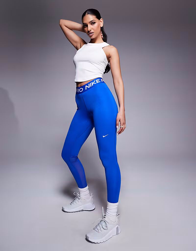 

Леггинсы Nike Pro Training 365 синего цвета Nike Training