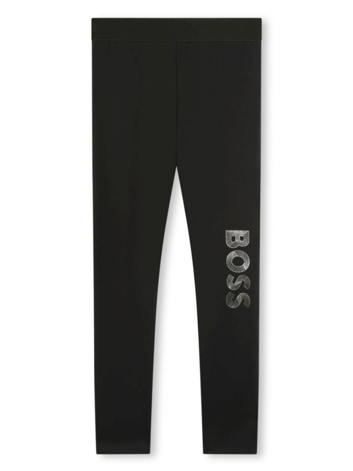 

BOSS Kidswear легинсы с логотипом, черный