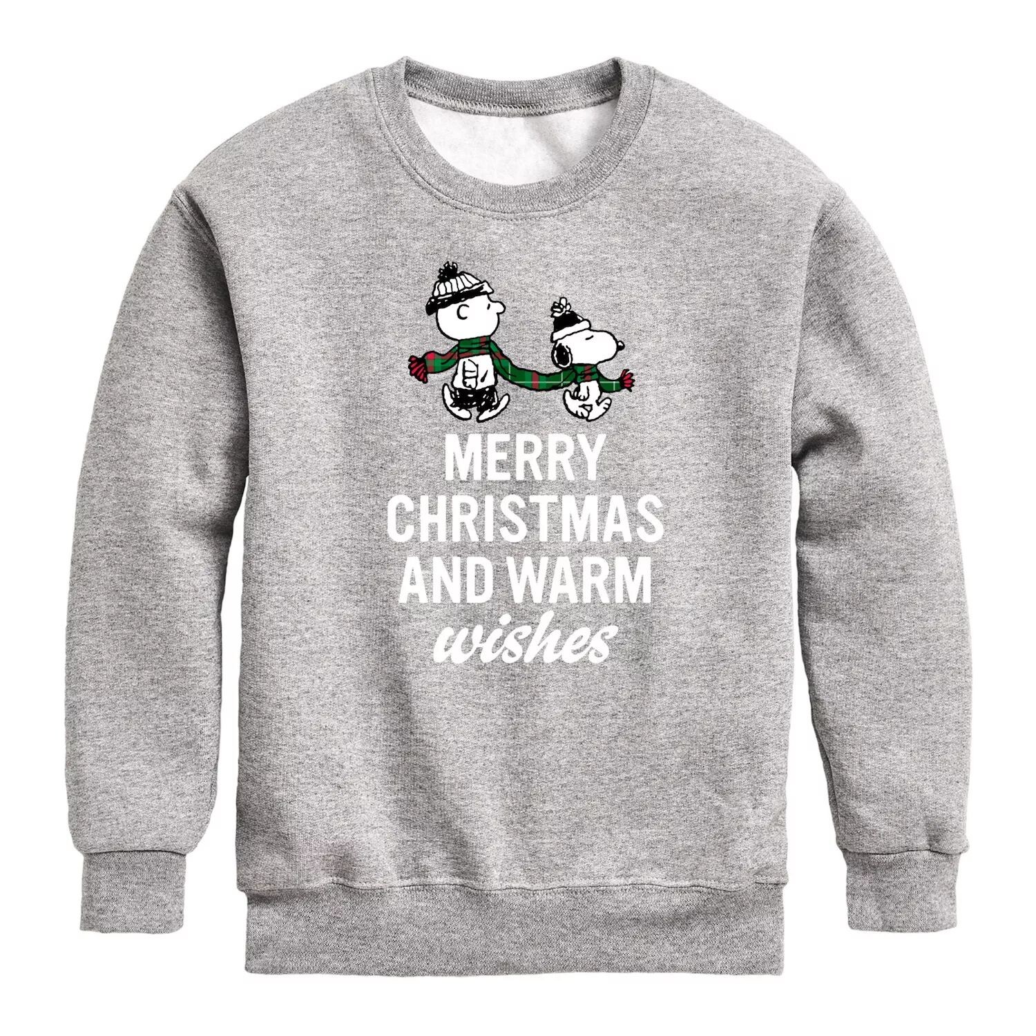 

Толстовка с рисунком Peanuts Merry Christmas для мальчиков 8–20 лет Licensed Character
