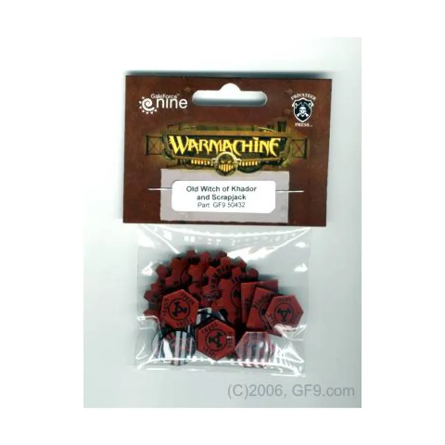 

Старая ведьма Хадора и Скрапджека, Warmachine - Warcaster Token Sets - Khador (Gale Force Nine)