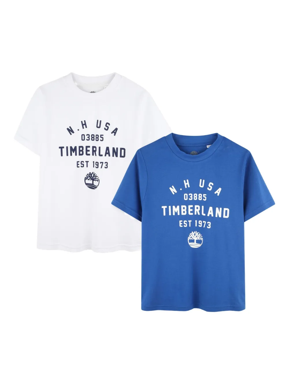 

Хлопковые футболки (упаковка из двух штук) Timberland Kids, белый