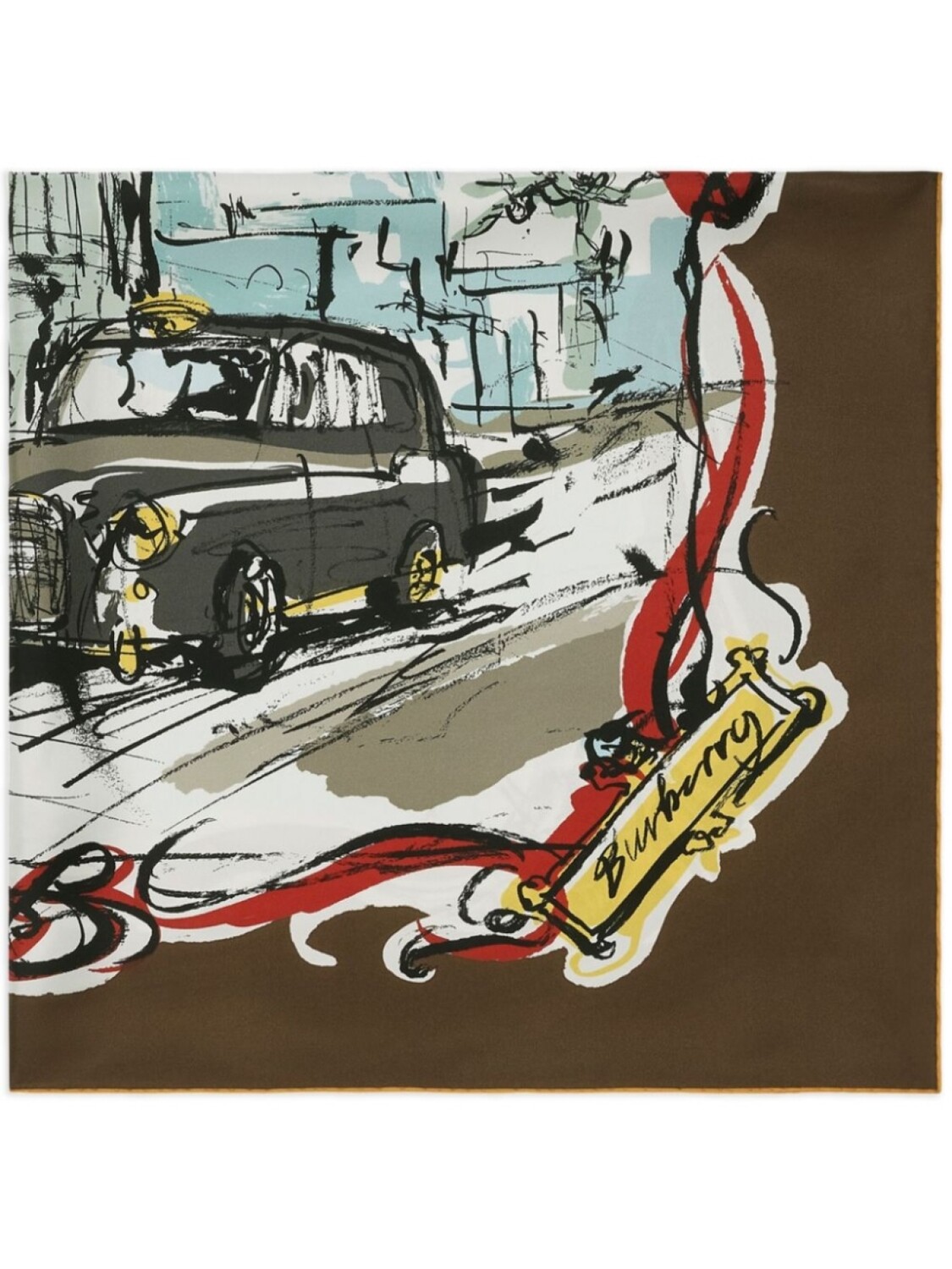 

Вестминстерский шарф Burberry, коричневый