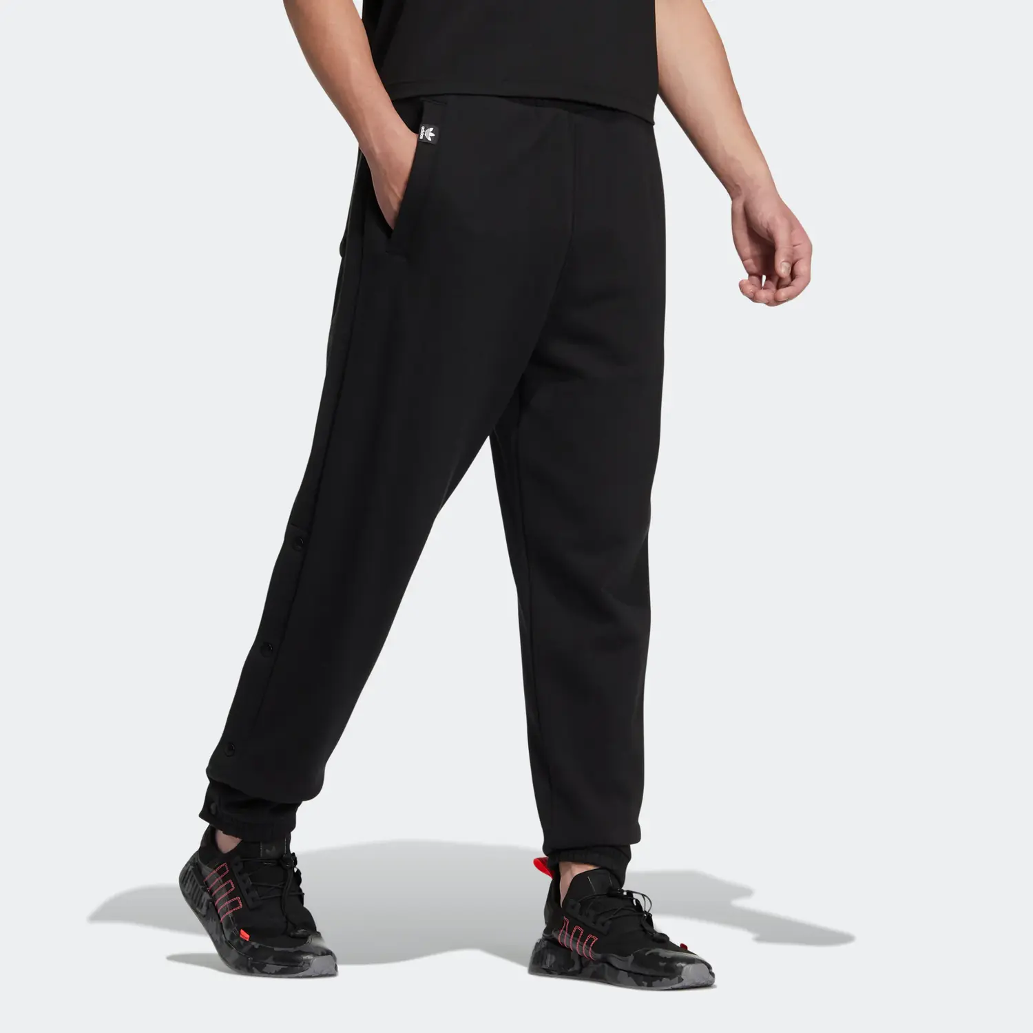 Мужские спортивные брюки Adidas Originals трикотажные, черный — фото 3
