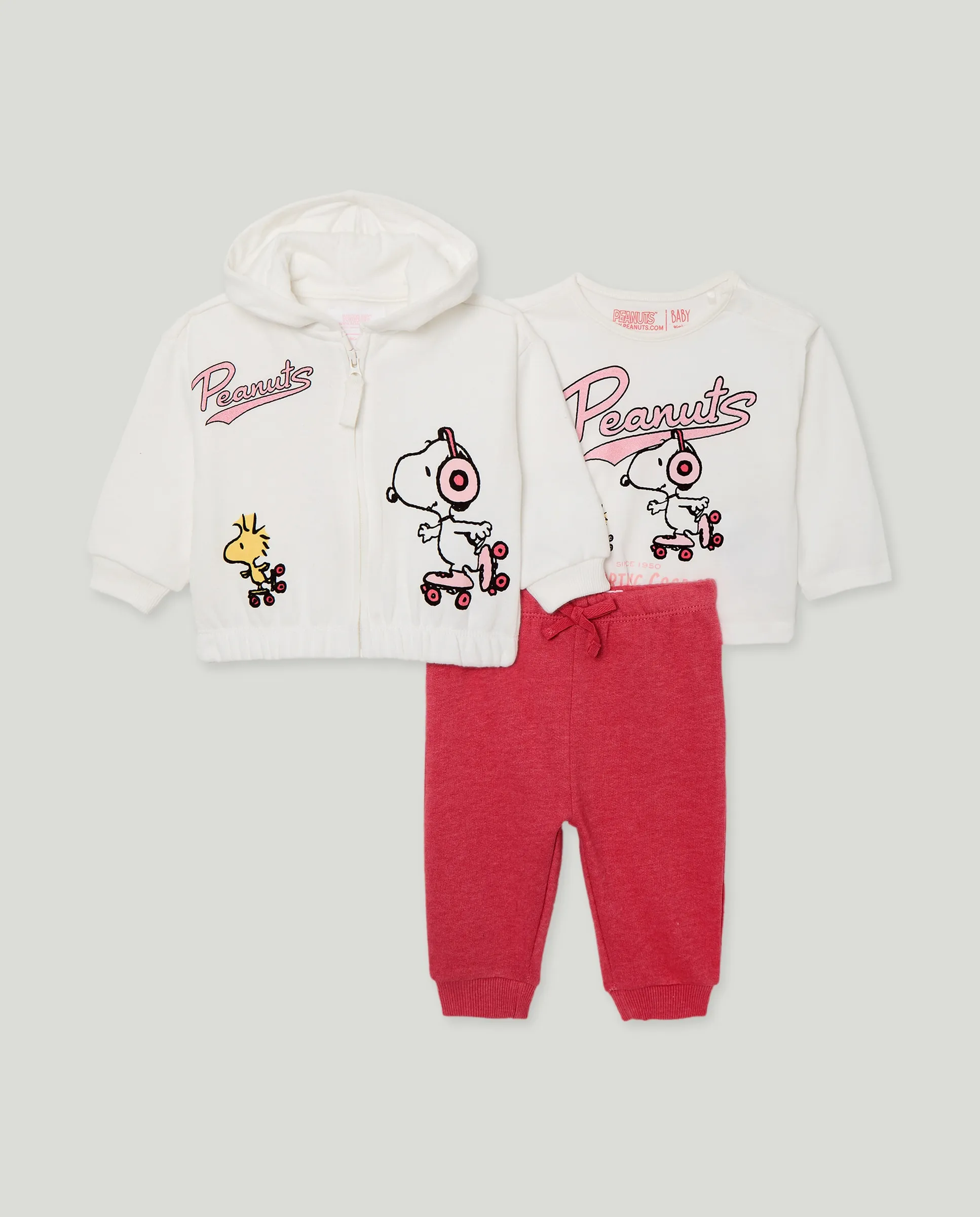 

Длинный комплект из трех предметов для девочки Baby El Corte Inglés, многоцветный