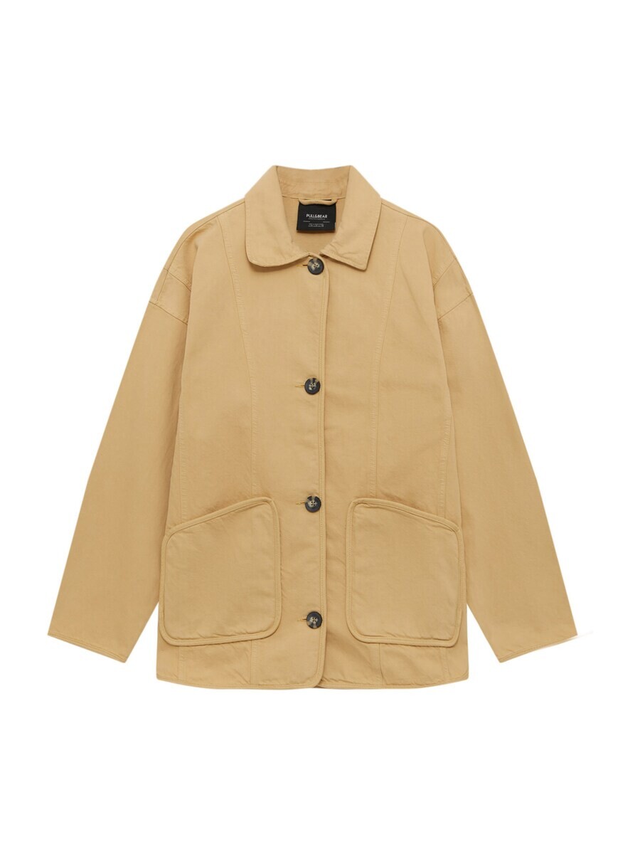 

Межсезонная куртка Pull&Bear, цвет Cognac
