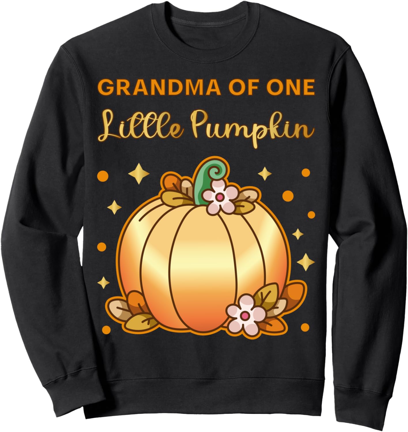 

Толстовка «Бабушка одного маленького тыковки» на осенний Хэллоуин и первый день рождения Family Look 1 Year Old Autumn Decorations Gifts, черный