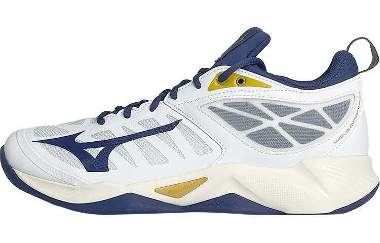 

Кроссовки Mizuno Unisex, белый/синий/желтый