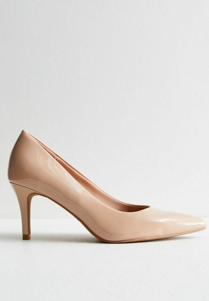 Туфли на каблуке PALE PATENT STILETTO COURT New Look, бежевый — фото 3