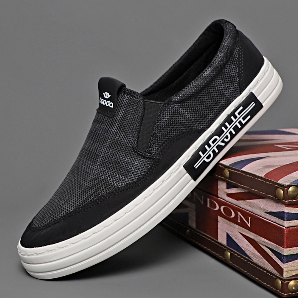 Baoda Мужские повседневные кроссовки Low Top серые, цвет Gray — фото 2