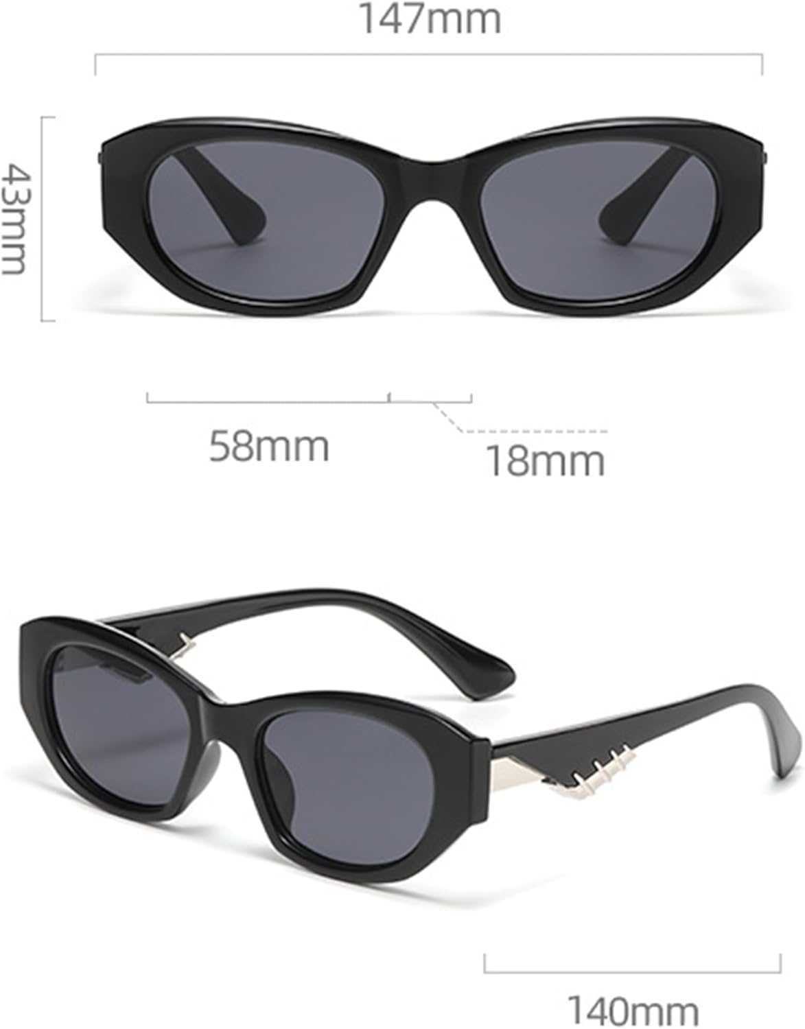 

Солнцезащитные очки Bullabulling в стиле ретро «кошачий глаз» для женщин, круглые, милые, овальные, в стиле 90-х, женские солнцезащитные очки с заушным креплением, защита от ультрафиолета UV400, Purple