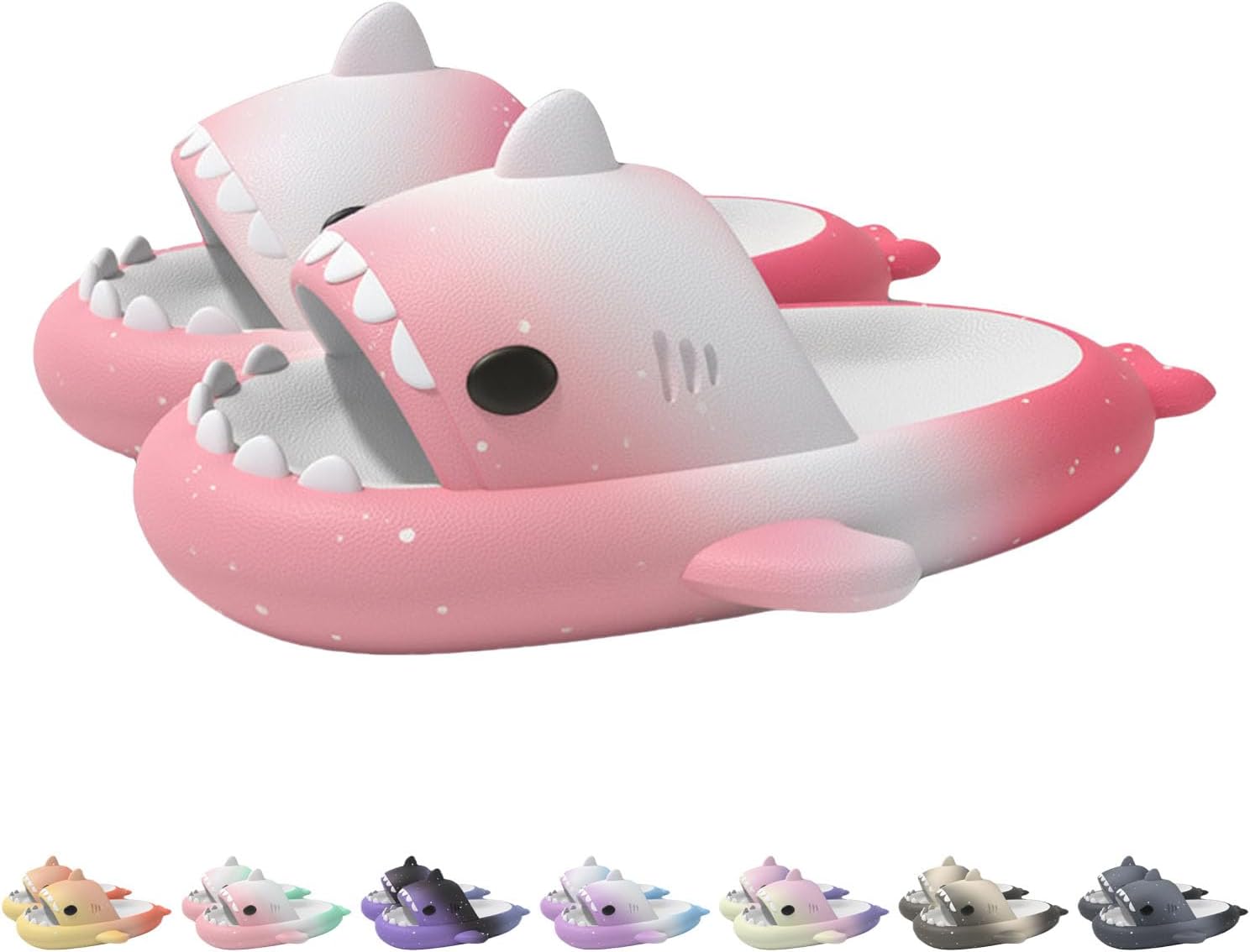 

Шлепанцы Spotted Starlight Shark, нескользящие сандалии для пляжа и дома, быстро сохнущие для душа Generic, красный