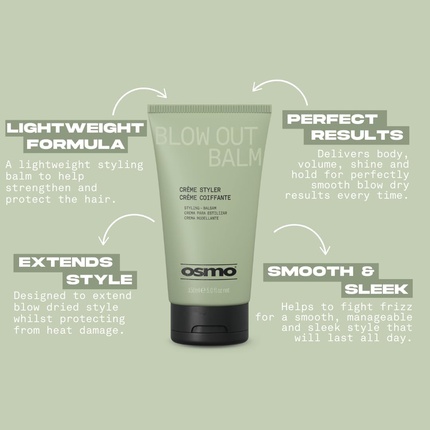 Бальзам для укладки феном Blow Out Balm 90% натуральных ингредиентов для объема и густоты волос Osmo — фото 2
