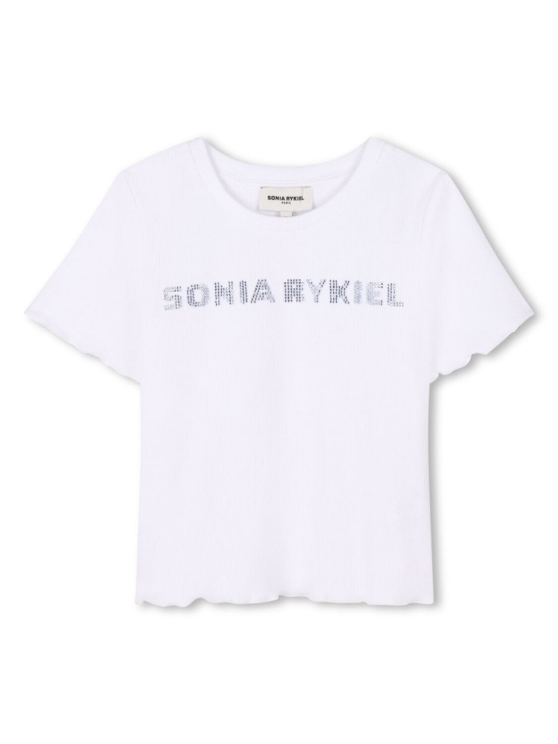 

SONIA RYKIEL ENFANT футболка с логотипом, белый