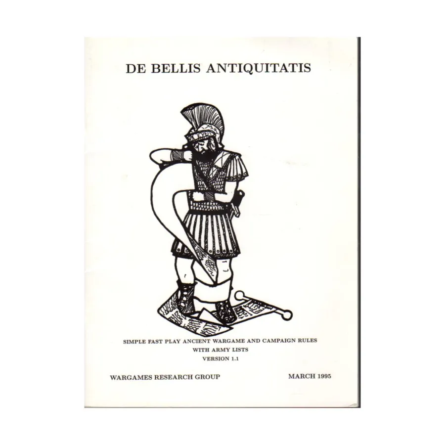 

De Bellis Antiquitatis - Правила военных игр для древних и средневековых сражений (Версия 1.1), De Bellis Antiquitatis - Ancients (Wargames Research Group)