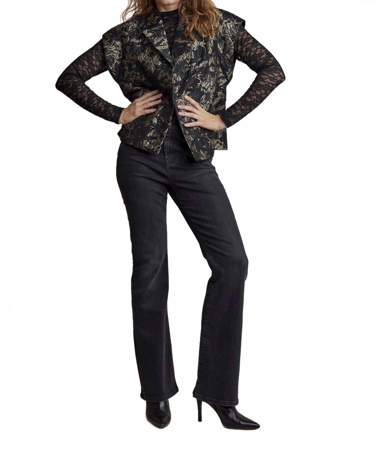 

Summum Жаккардовый жилет черного цвета