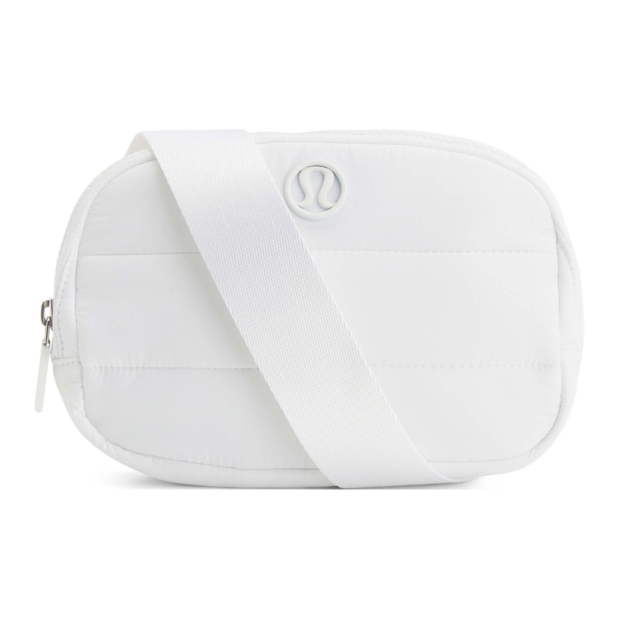 

Lululemon Нейлоновая поясная сумка через плечо унисекс белая, White