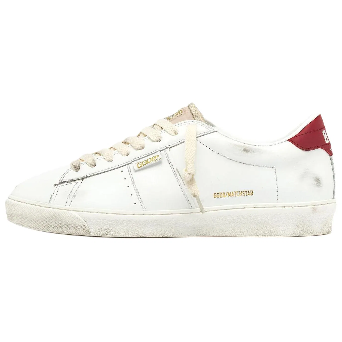 Кеды Golden Goose Match Star Leather Low Top белые