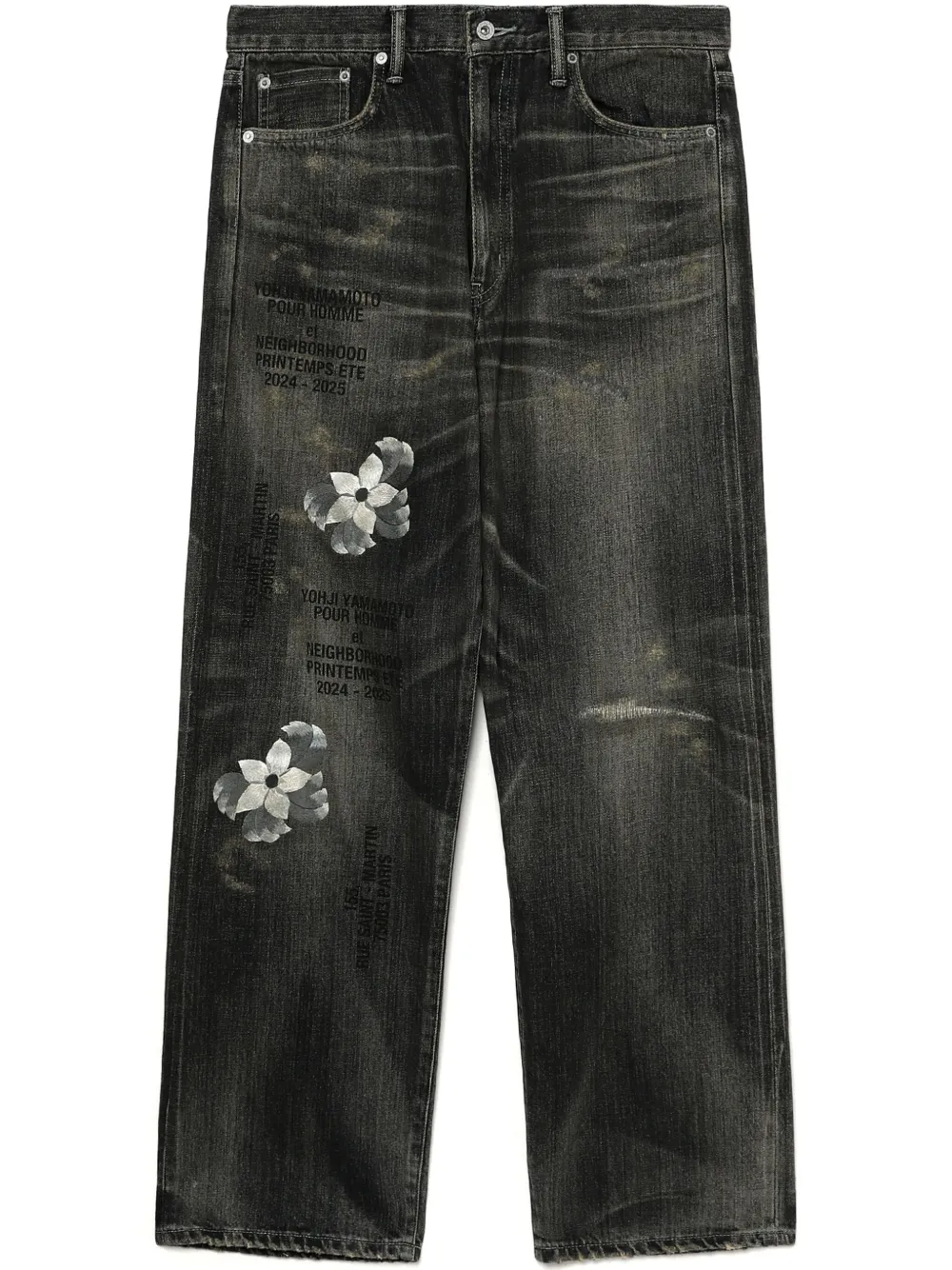 

Джинсы Savage из коллаборации с Neighborhood Yohji Yamamoto, черный