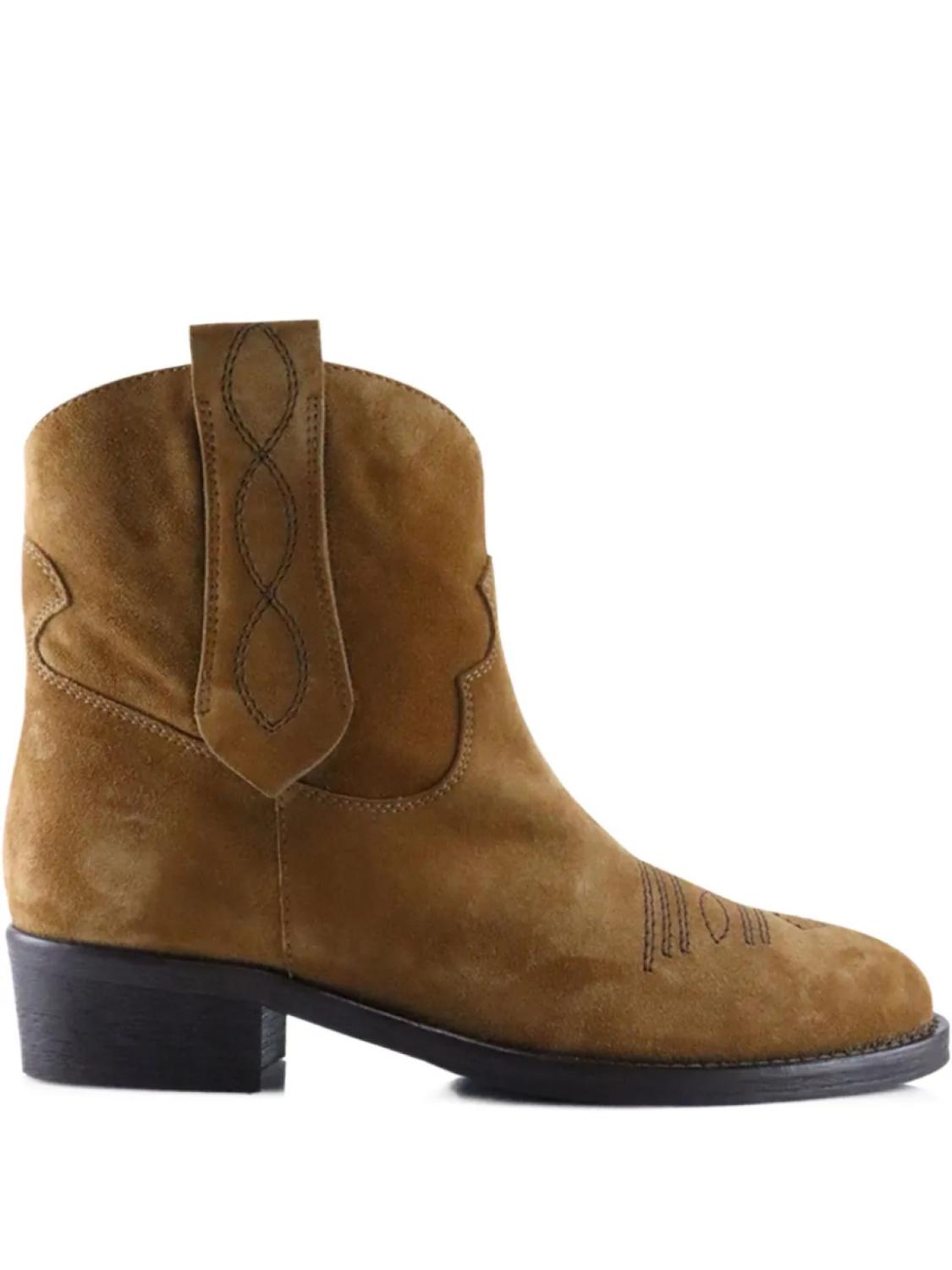Ботильоны Anne Suede Western Notabene, коричневый