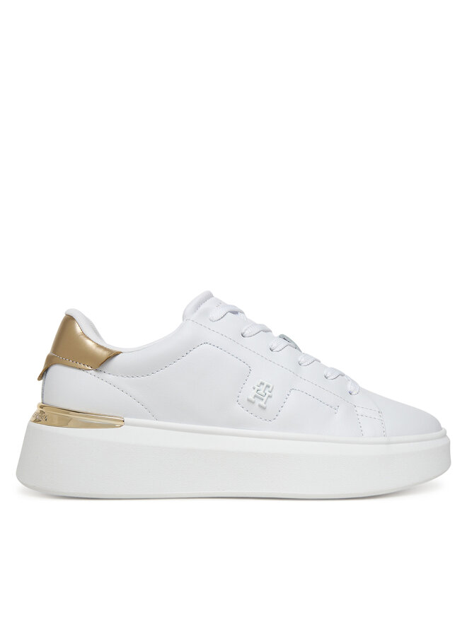 Кроссовки Chic Platform Gold FW0FW08817 Tommy Hilfiger, белый