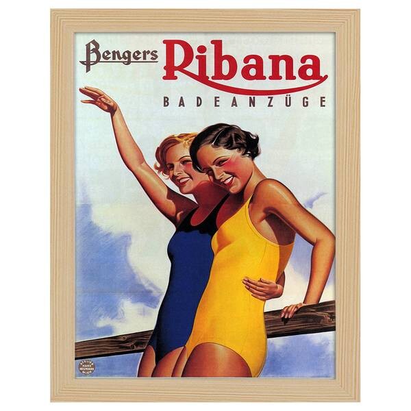 

Рамка для фотографий LegendArte Poster Bademode Ribana цвет eiche