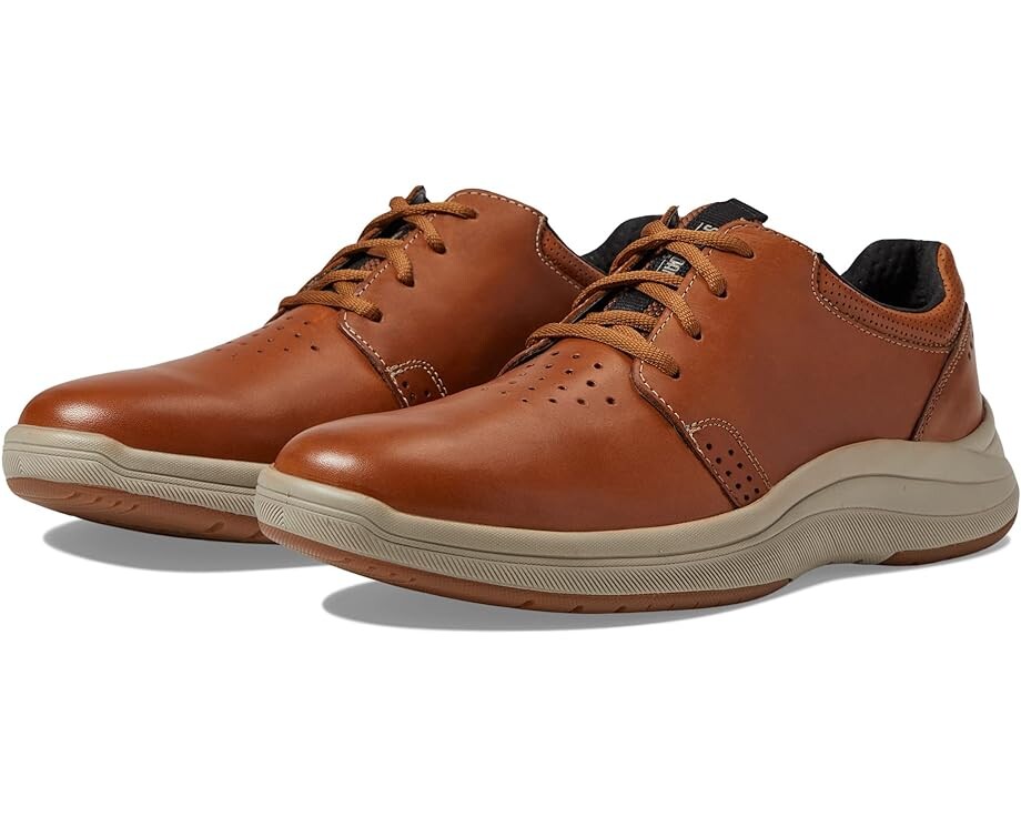 

Кроссовки Stacy Adams Lennox Plain Toe Lace-Up Sneaker, цвет Cognac Smooth