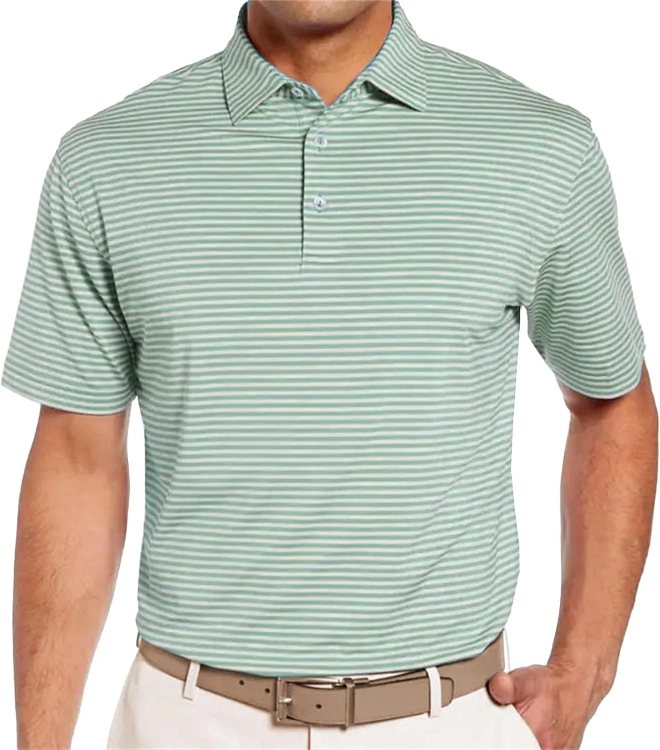 

Мужская полосатая поло с коротким рукавом Maiyifu-GJ