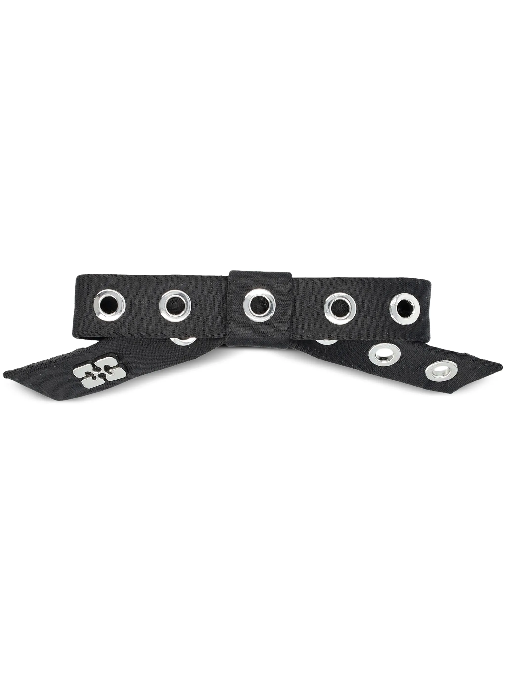 

Заколка для волос с бантом Ganni, черный