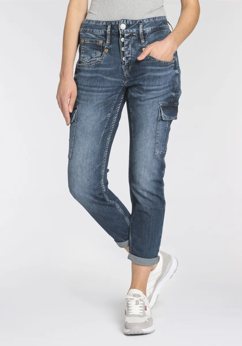 

Великолепные джинсы-карго "Shyra Cargo Light Denim" Herrlicher, цвет Dolphin