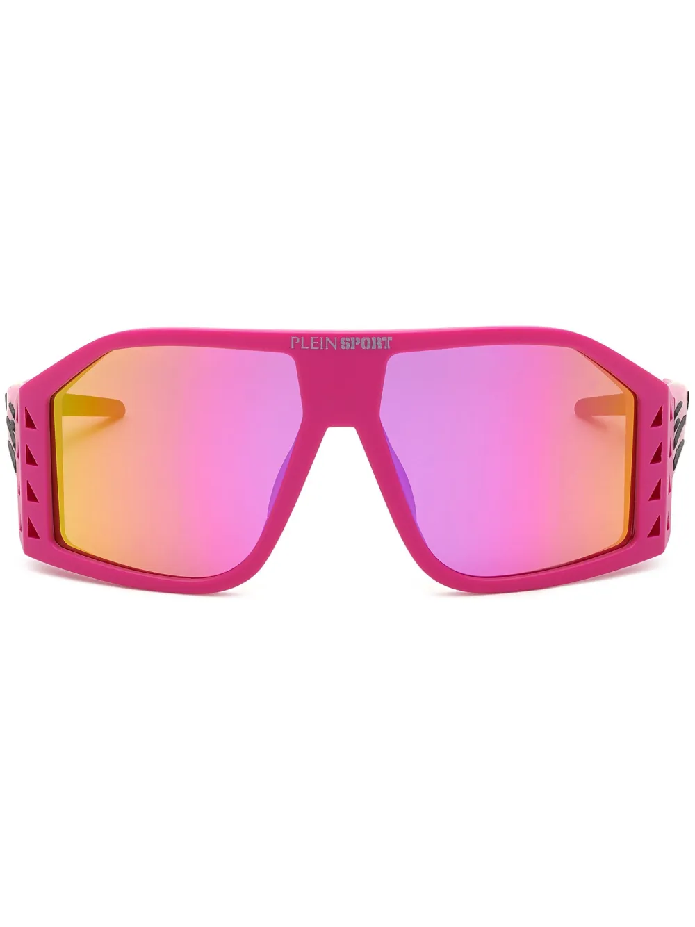 

Солнцезащитные очки The Wave Gen X.02 в массивной оправе Plein Sport, розовый
