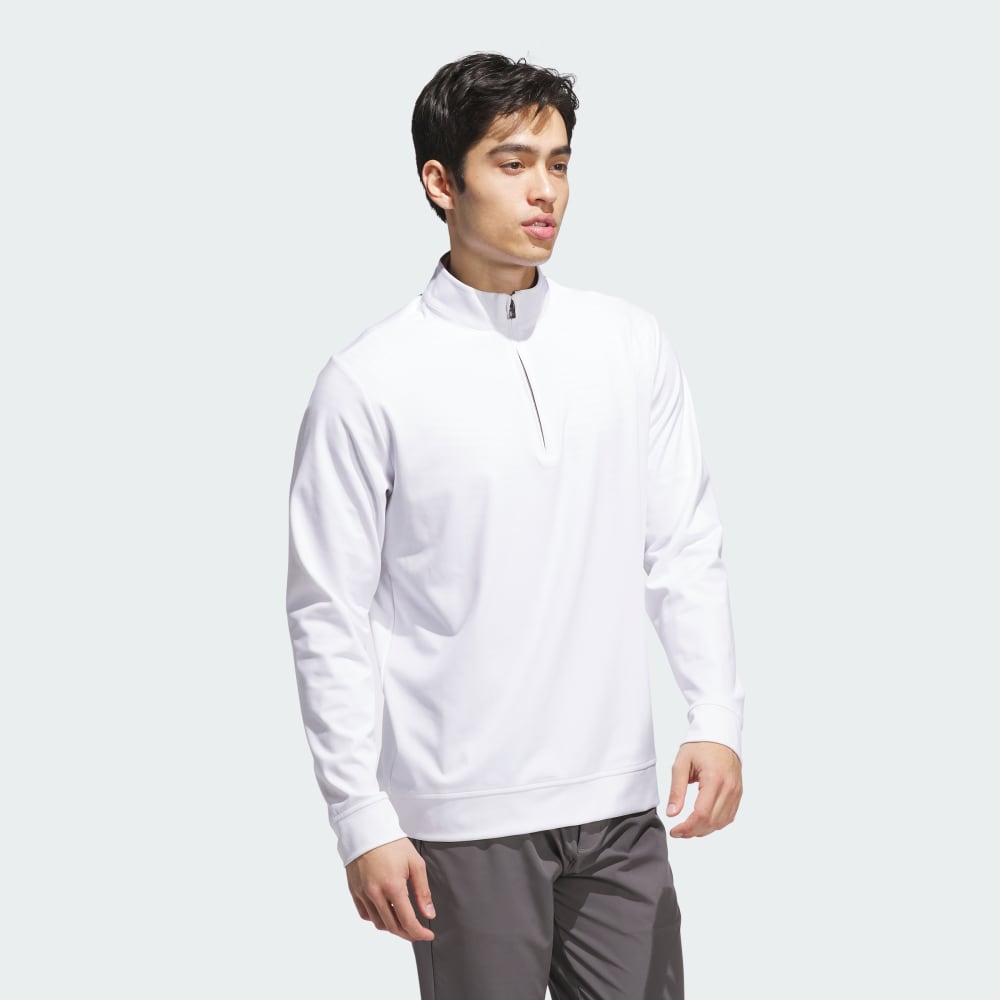 Толстовка Adidas Ultimate365 Classic Quarter-Zip, белый — фото 3