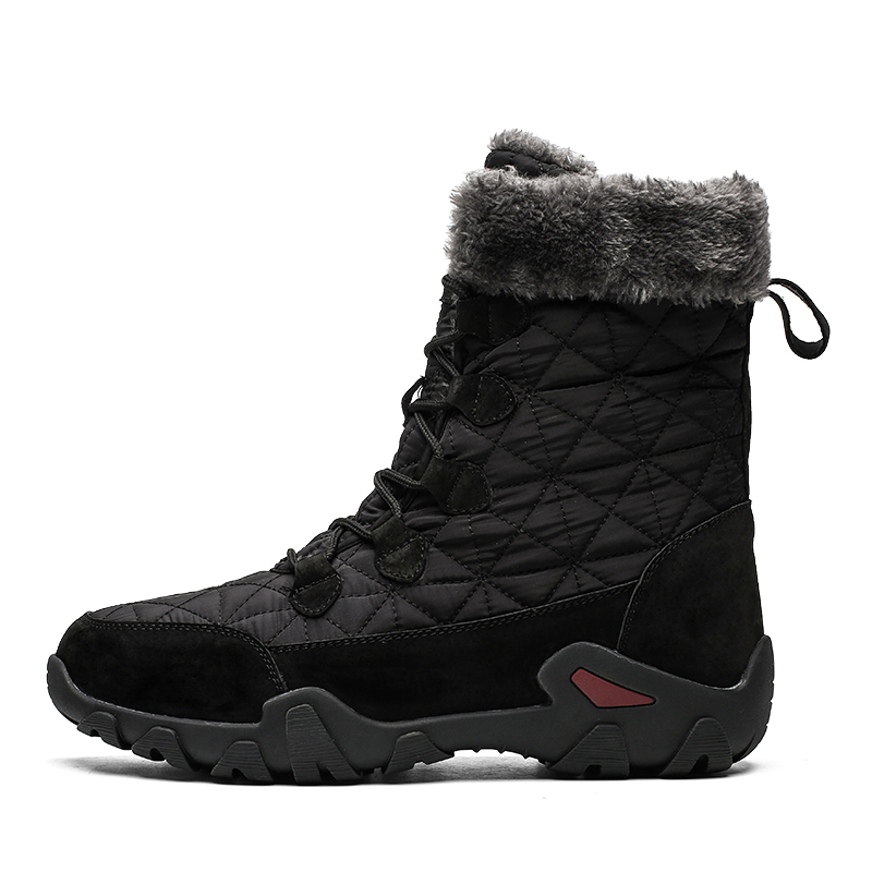 

Ботинки Abrasion-Resistant Short Mid-Calf Snow Boots Men's Dunnu, Black