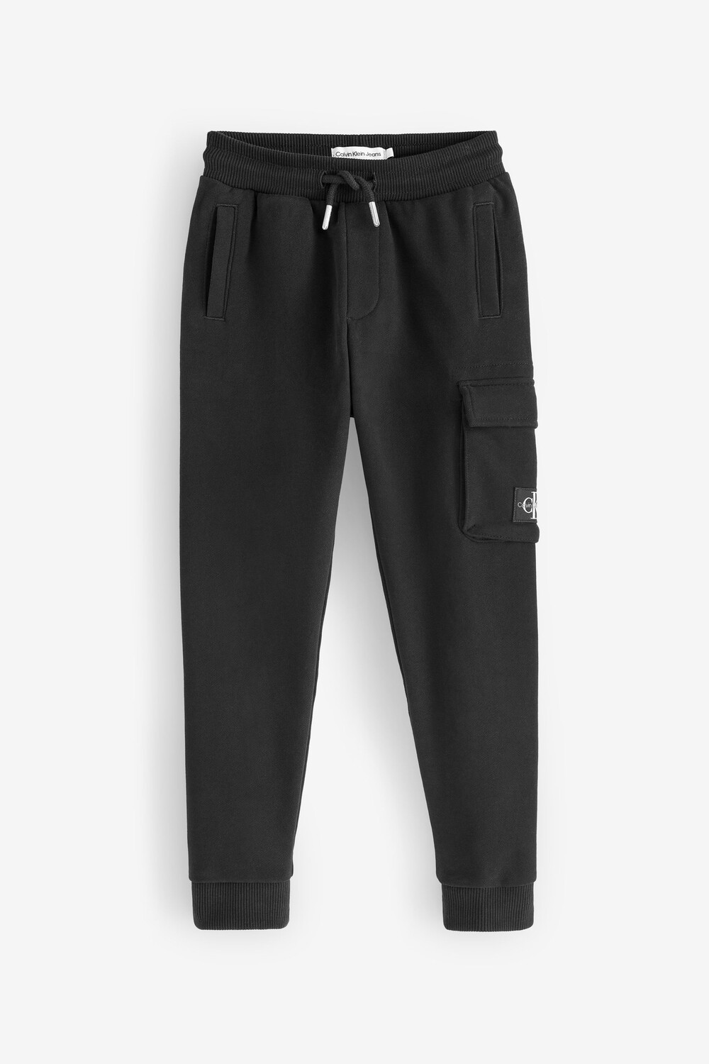 

Черные детские спортивные штаны-карго Calvin Klein, черный