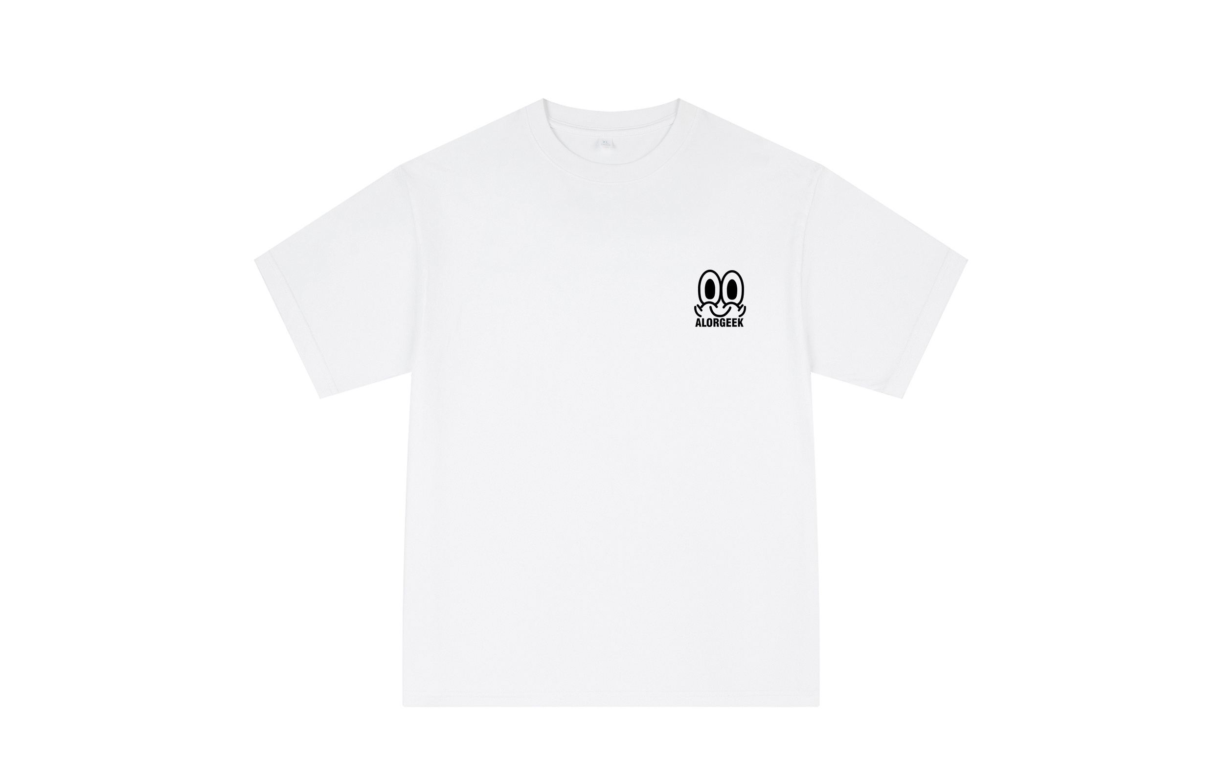 

Футболка с рукавом дроп-шиoulder Unisex ALORGEEK, белый (Sorona Ice Silk)