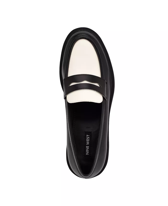 Женские пенни-лоферы Maibel на массивной подошве Nine West, мультиколор — фото 4