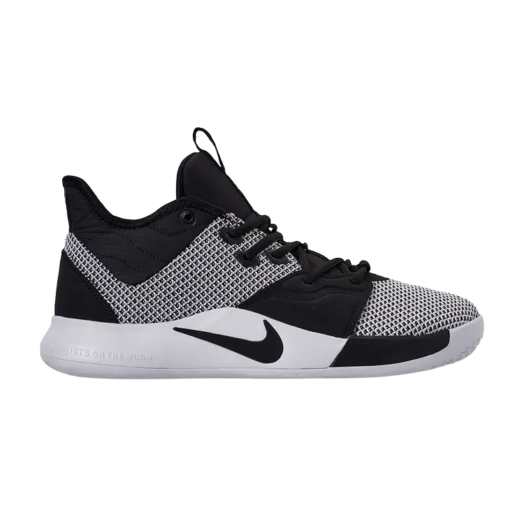 

Кроссовки Nike PG 3 'Black White', черный