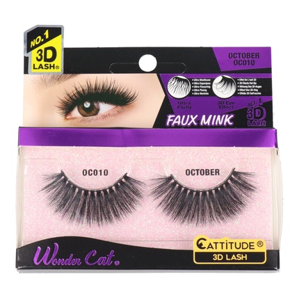 

Wonder Cat Lash Октябрь - Накладные ресницы Ebin New York