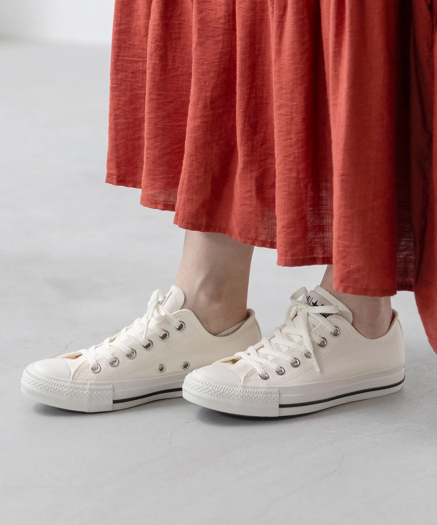 Кроссовки Converse ALL STAR WASHEDCANVAS OX низкие зелёные — фото 2