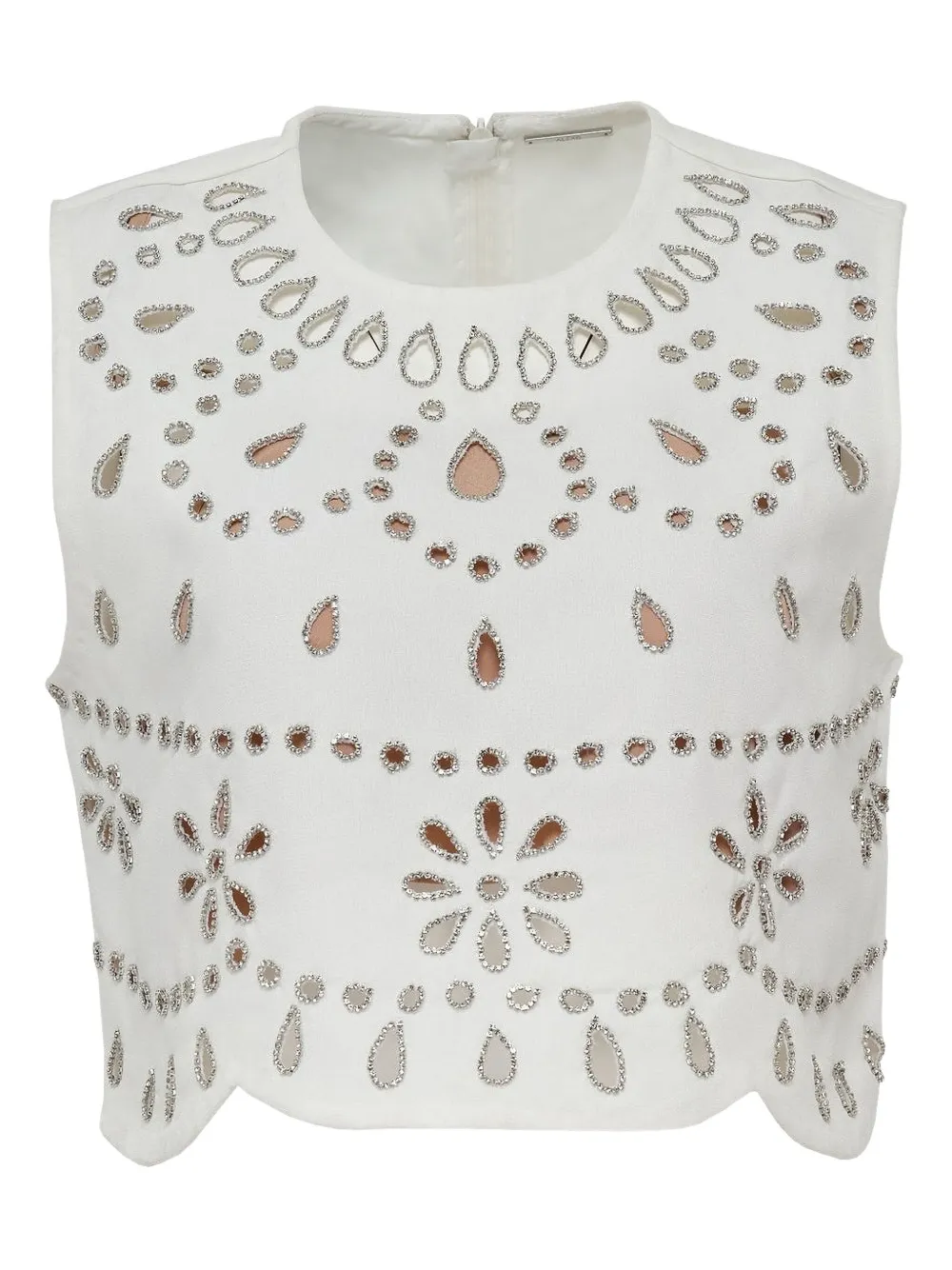 

Декорированный топ Tavy с вырезами Alexis, белый