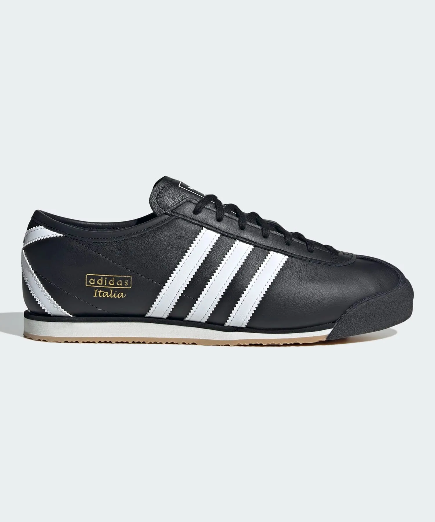 Кроссовки из натуральной кожи Italia 70s adidas Originals черные