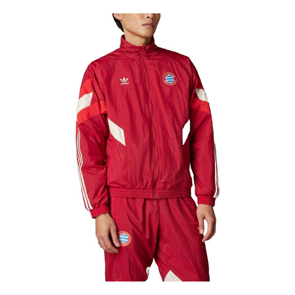 

Куртка fc bayern originals track top Adidas, бордовый