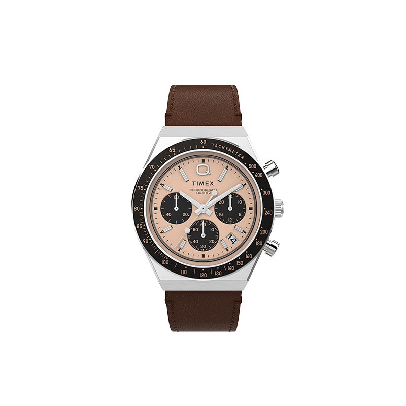 

TIMEX Часы Wrist Watch Quartz Movement Metal Strap 40mm Blue Dial Men's Watch, Beige