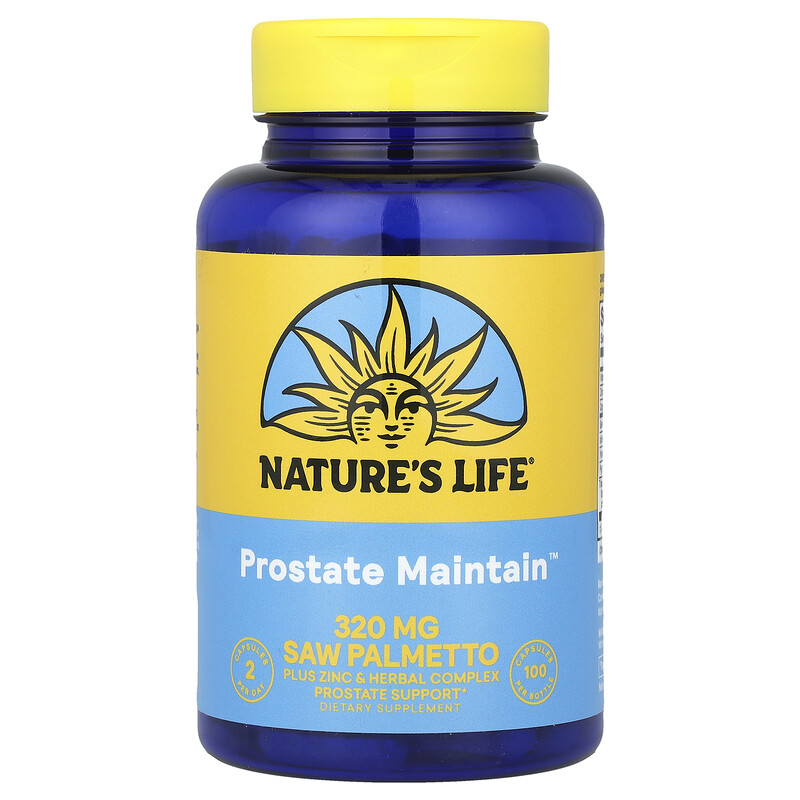 

Nature's Life, Prostate Maintain , 100 капсул
