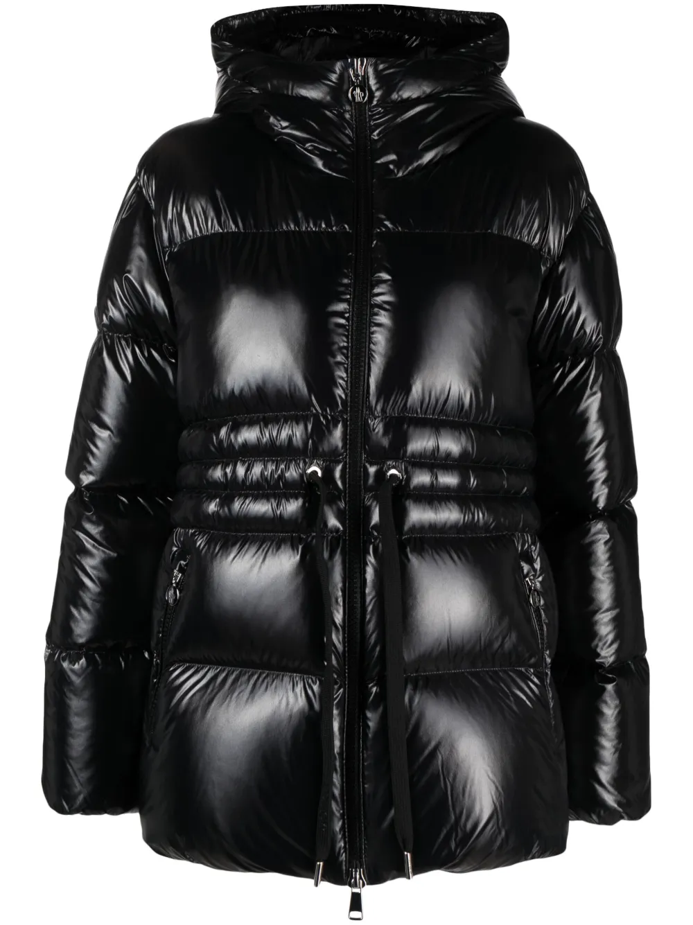 

Пуховик с капюшоном MONCLER, черный
