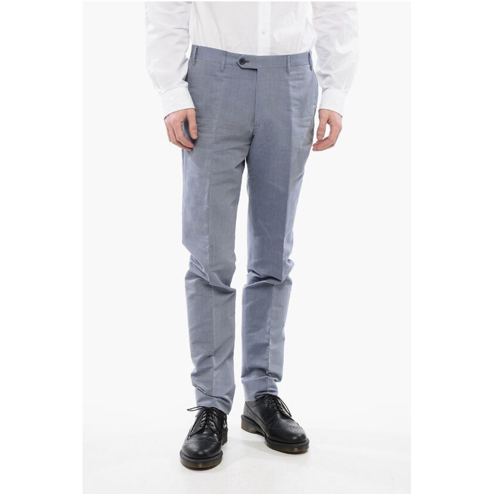 

CC COLLECTION Брюки из хлопка пике с 4 карманами Corneliani, Light Blue