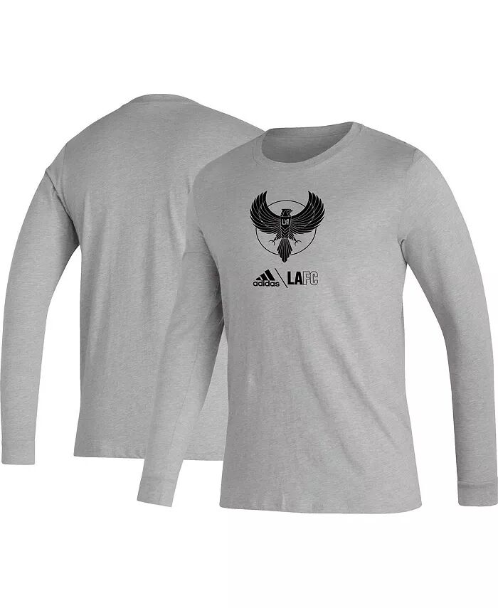

Футболка мужская Heather Grey LAFC Icon с длинным рукавом adidas
