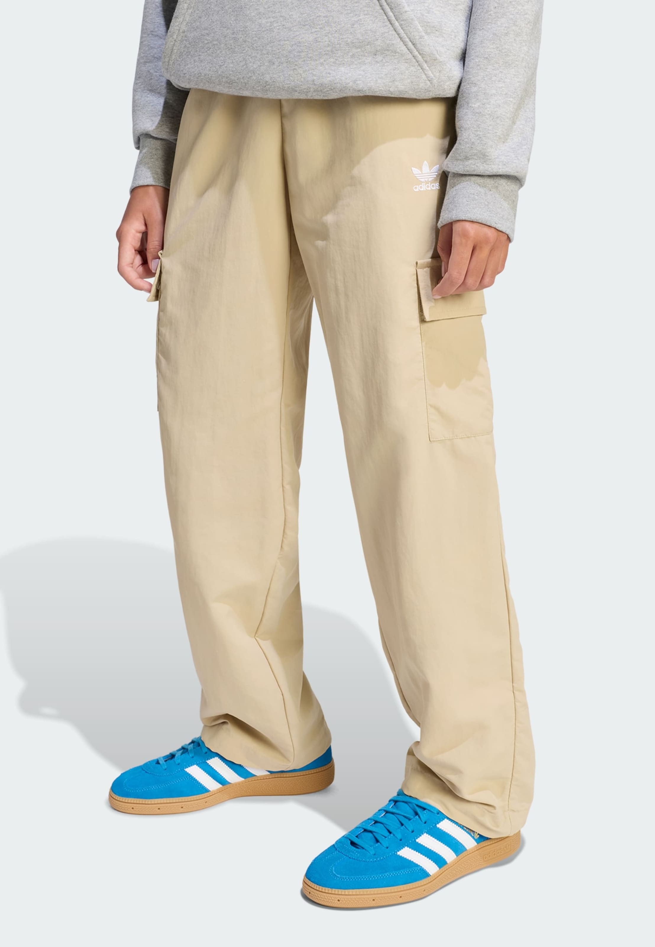Adidas Originals Брюки Regular бежевого цвета — фото 2